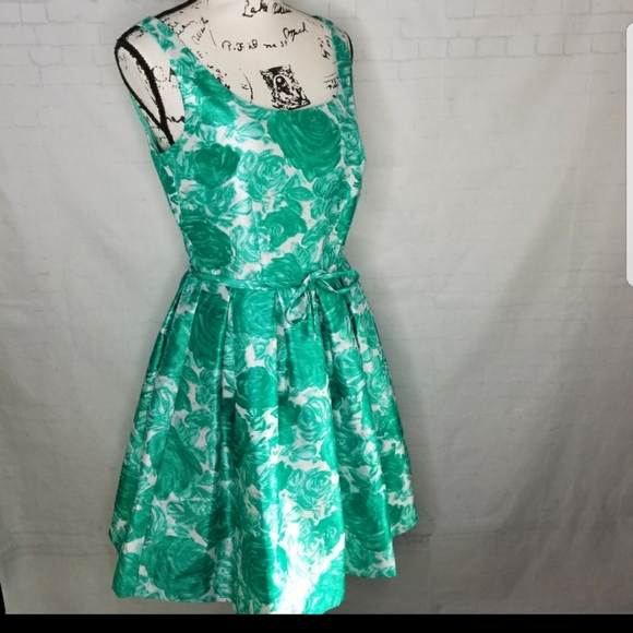 NWT Taylor Fit and Flare Dress - Picture 2 of 8